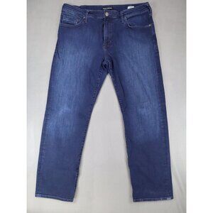 MAVI Jeans Mens‎ 38x32 Blue Myles Straight Leg Denim Cotton Casual Work Preppy